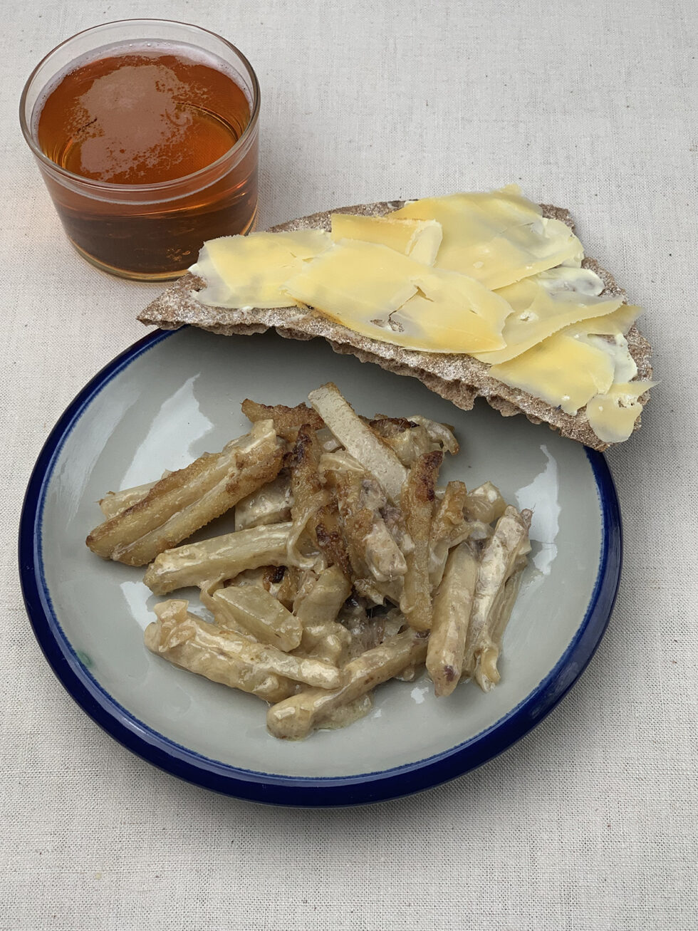 Jansson's Temptation - creamy potato and anchovy gratin | nina the swede